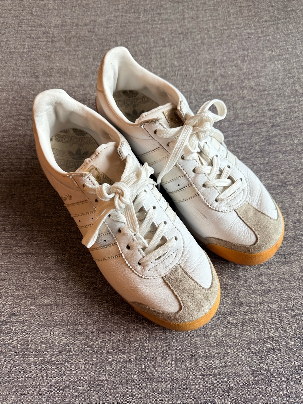 ADIDAS Retro White Gum Sneakers